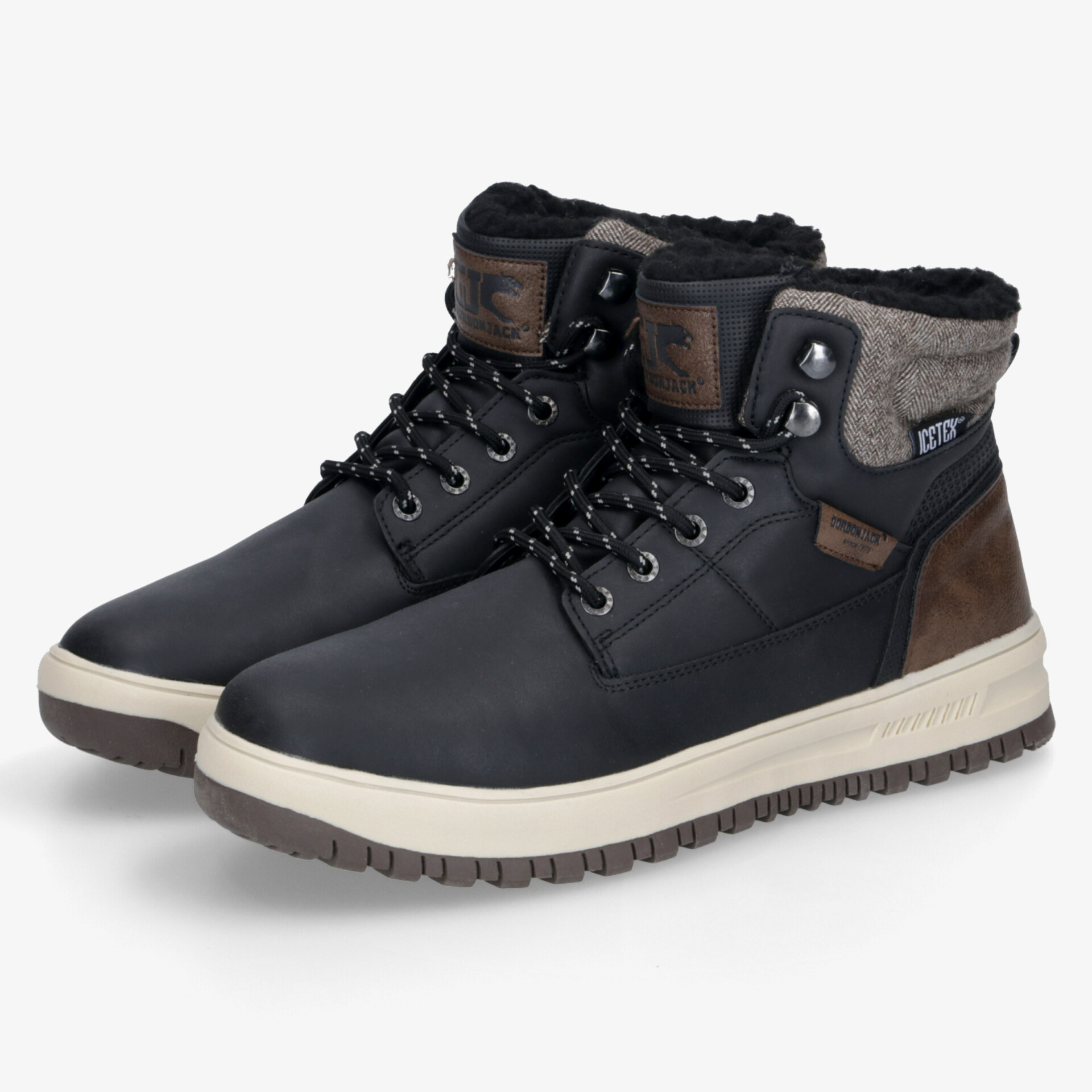 GORDON JACK Herren Boots schwarz