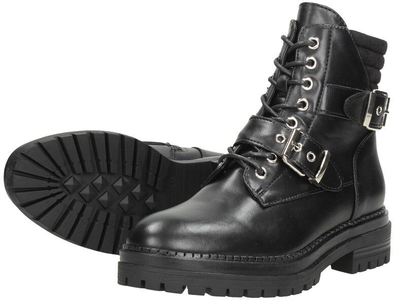 Sub55 Veterschoenen Hoog zwart