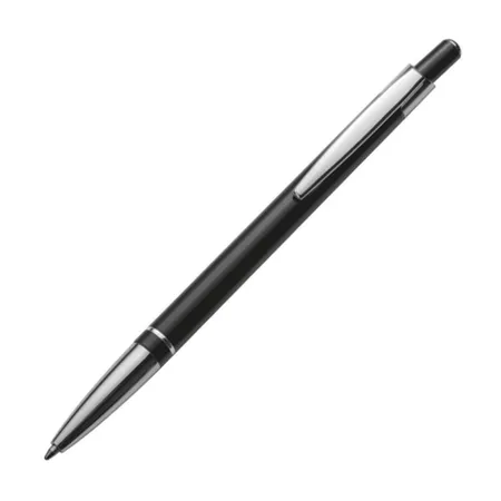 Macma Kugelschreiber aus Metall, slimline, Kugelschreiberfarbe: schwarz, 10 Stück