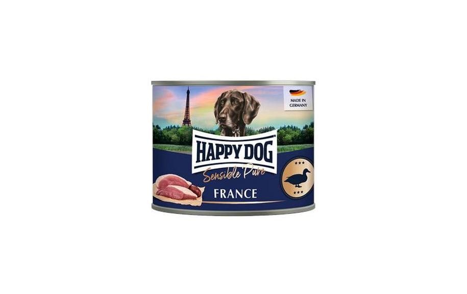 Nassfutter Sensible Pure France Ente, 200 gAlleinfuttermittel für ausgewachsene Hunde