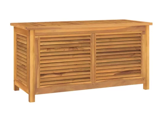 Boîte de rangement jardin bois marron 114 x 50 x 58 cm 02_0013130