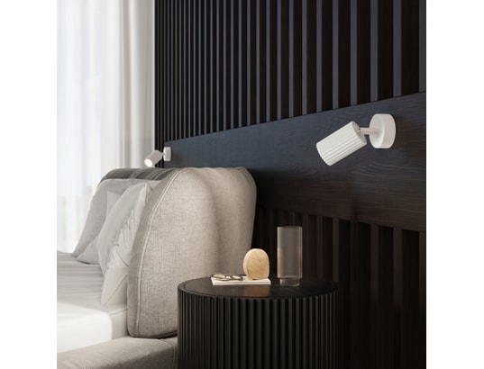 SOLLUX LIGHTING - Applique karbon blanc