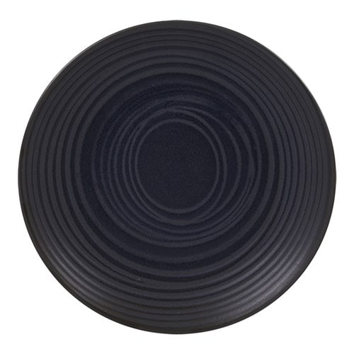Assiette à dessert moon noir  22,5 cm (l