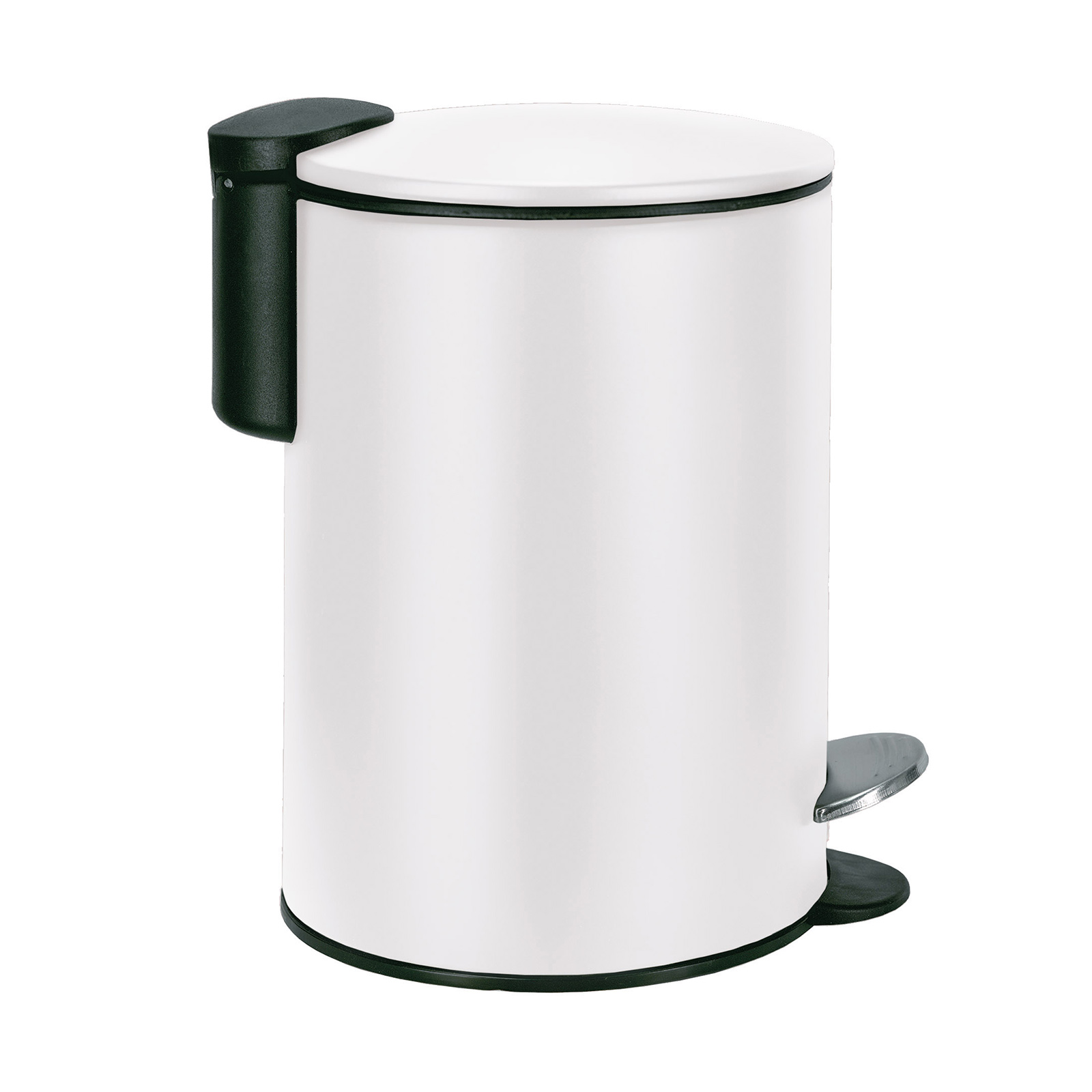 Kosmetikeimer - weiß - Edelstahl - 3 Liter