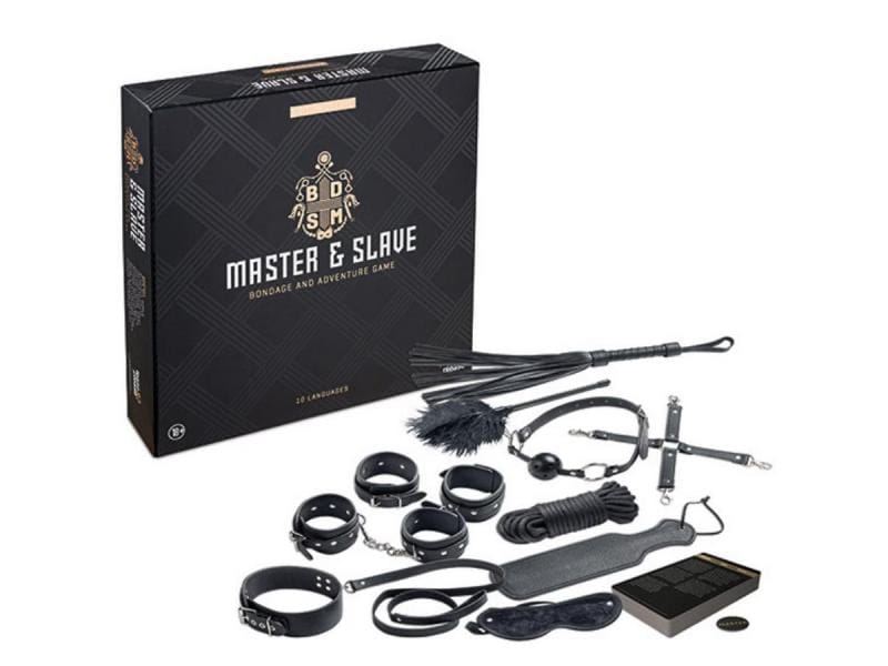 Tease & Please Kartenspiel Master & Slave Deluxe Erotisches Kartenspiel mit Bondage Elementen
