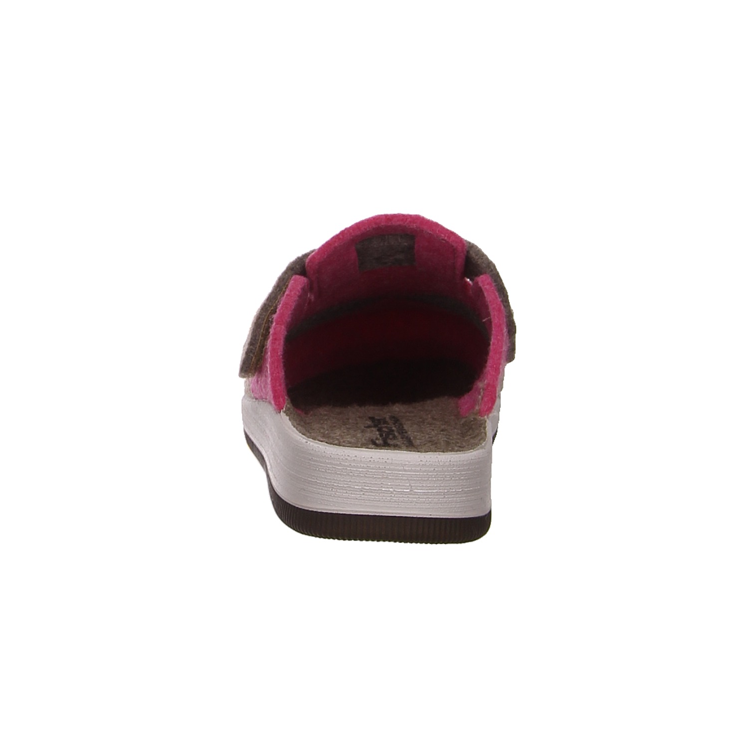 Fischer Pantoffeln rosa/grau rose/pink