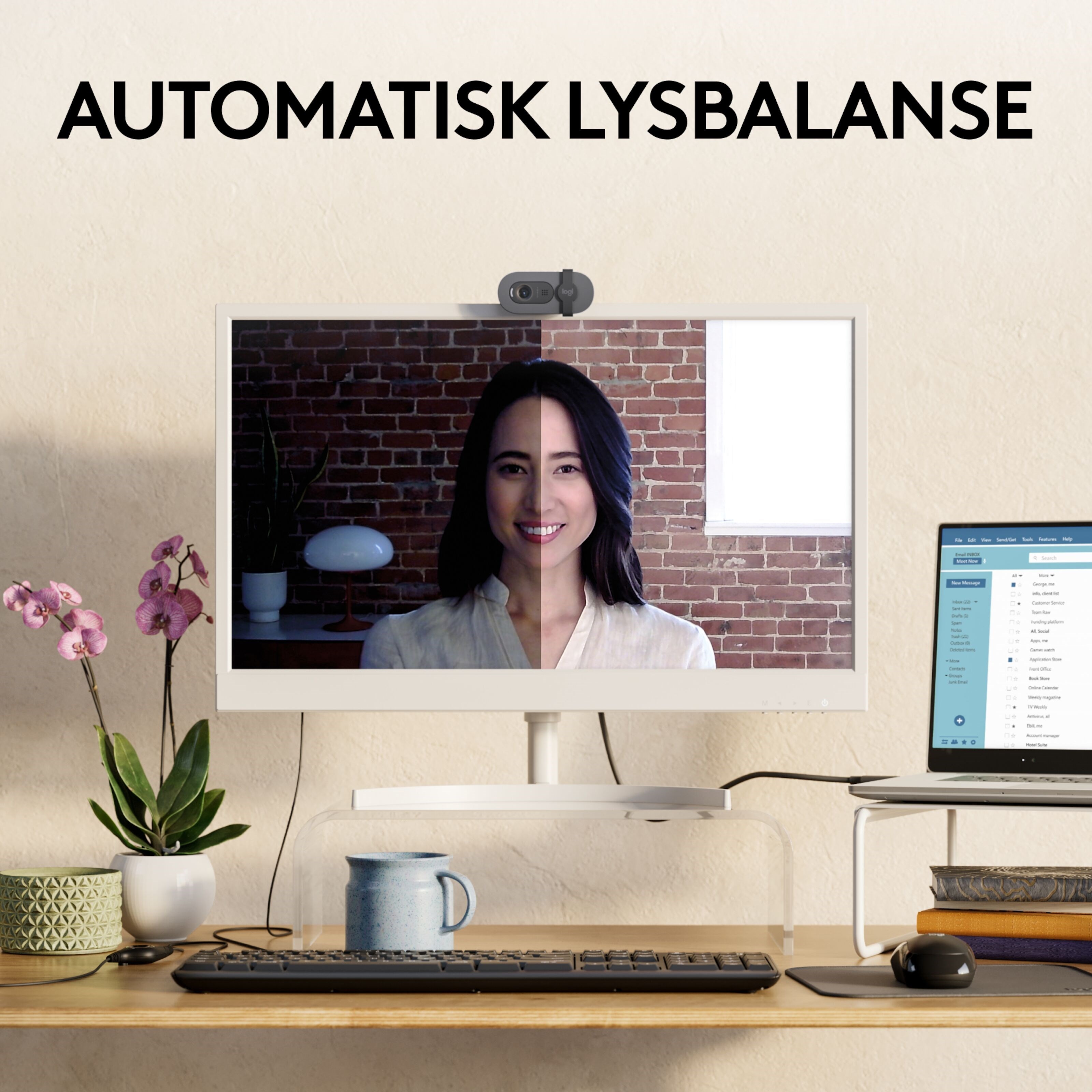 Logitech Brio 100 Webkamera USB-A