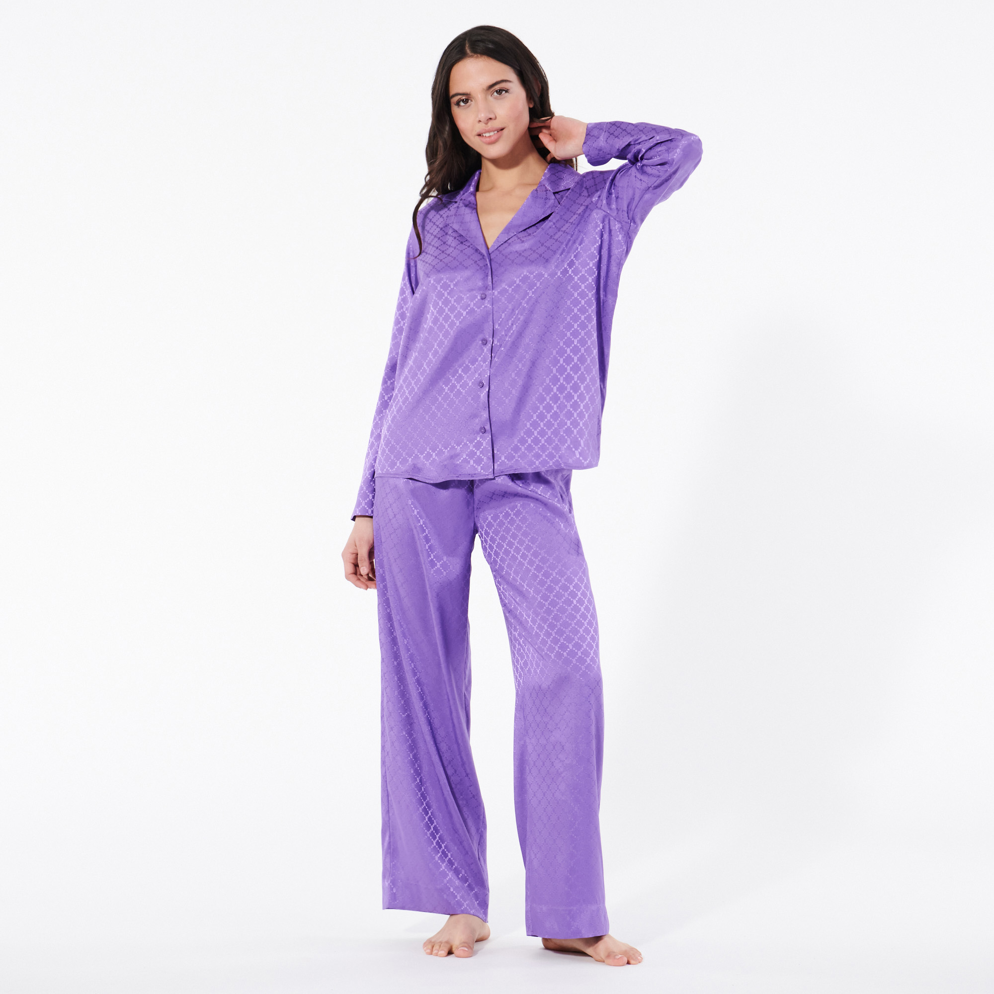 Pantalon de pyjama en satin