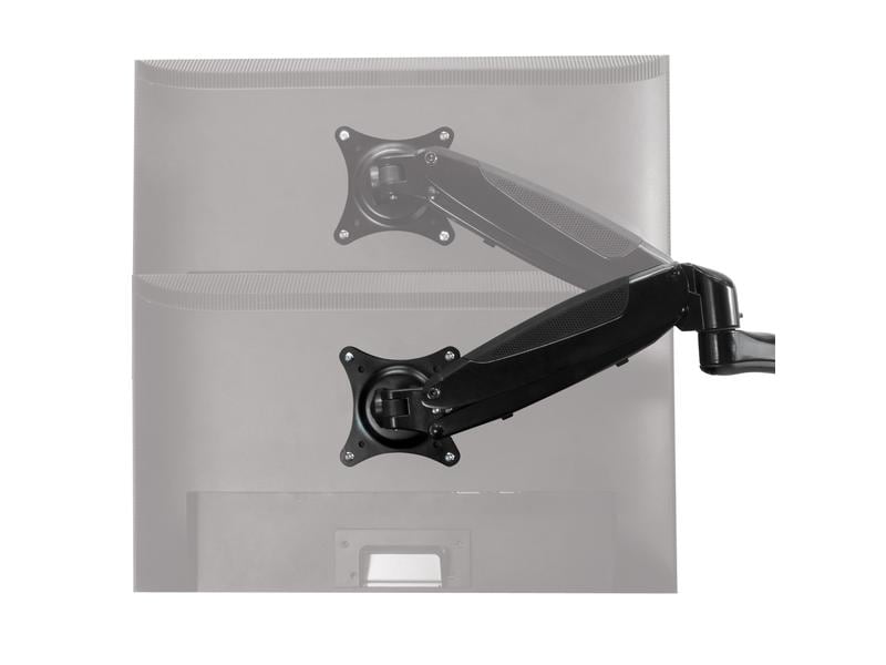 Arctic Cooling Wandhalter W1-3D bis 8 kg – Schwarz Monitor-Wandhalterung mit Gaslifttechnik