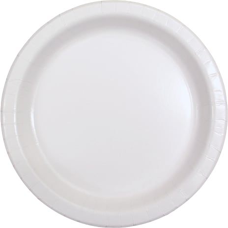 Salling paptallerkener Ø:26 cm 10-pak - hvid