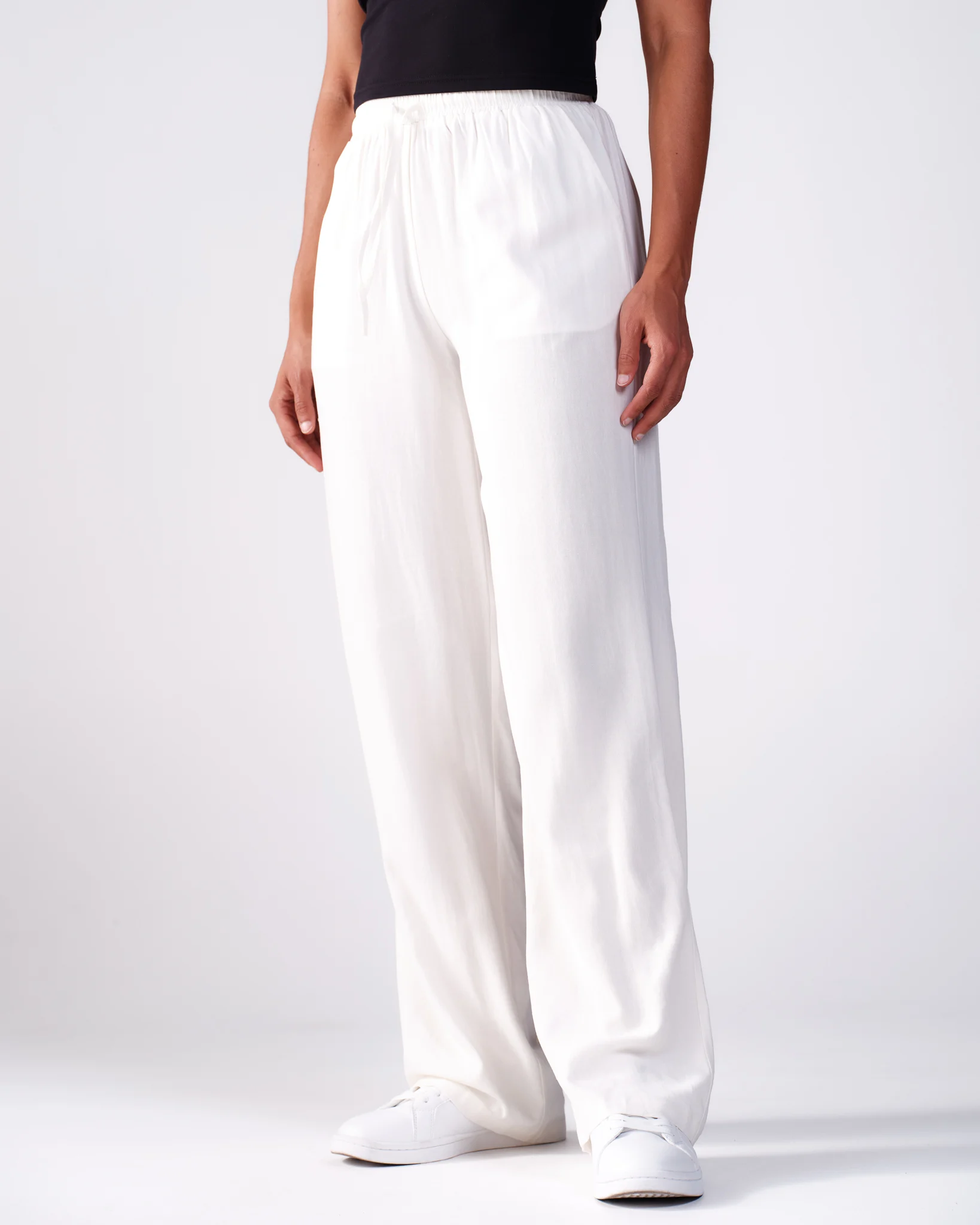 Weightless Lisa Linen Mix Trousers Off White