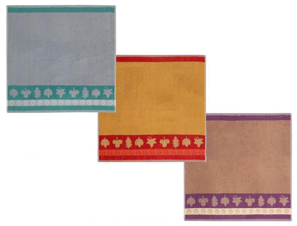 Lot de 3 essuie-mains-Herbier