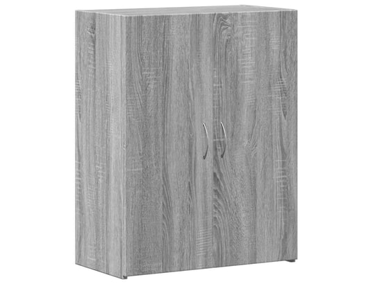 VIDAXL - Meuble de bureau Armoire de classement sonoma gris bois d'ingénierie