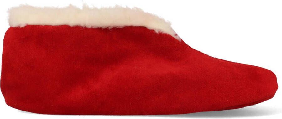 Bernardino ® Spaanse Sloffen 100% Wol Rood