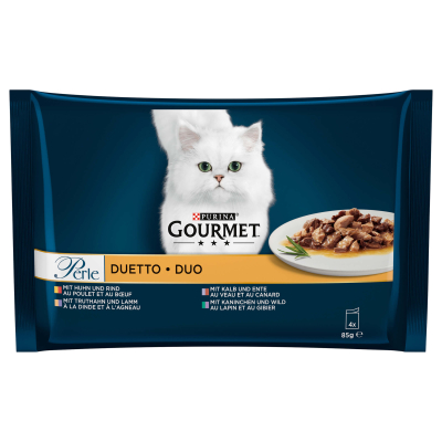 Gourmet Perle Duetto di Carne 4x85g