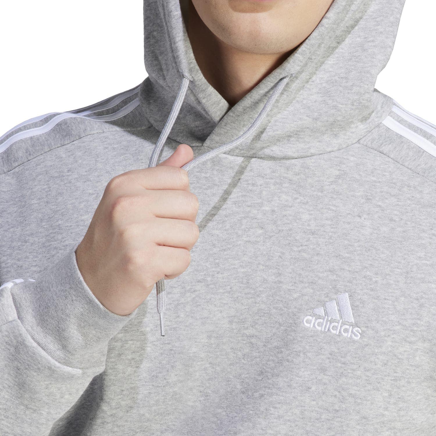 adidas  Essentials Fleece 3-Stripes Hoodie