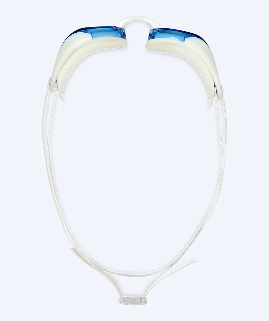 Watery Elite svømmebriller - Poseidon Ultra - Hvid/blå