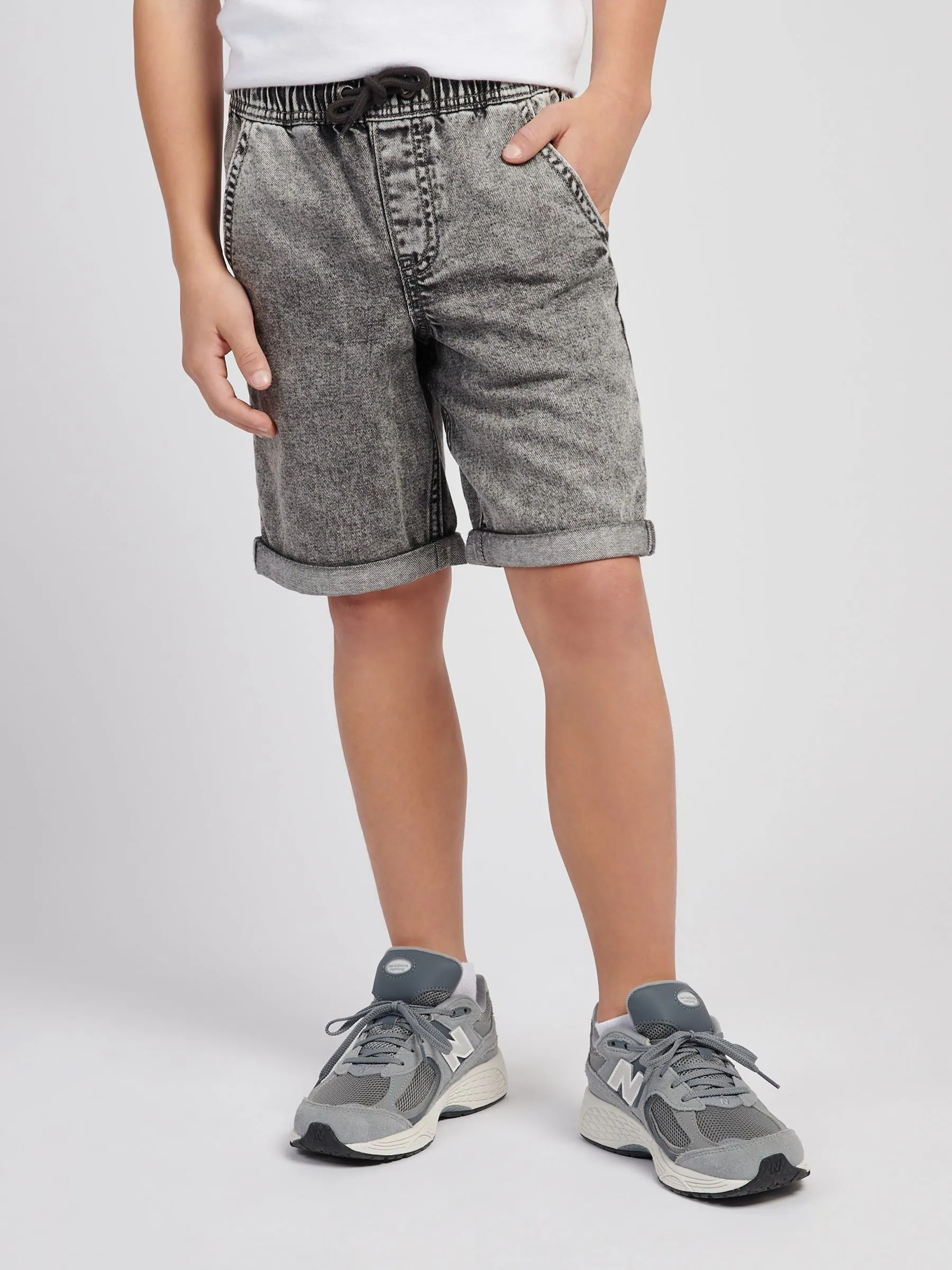Lee Boys Elasticated Denim 100% Cotton Shorts