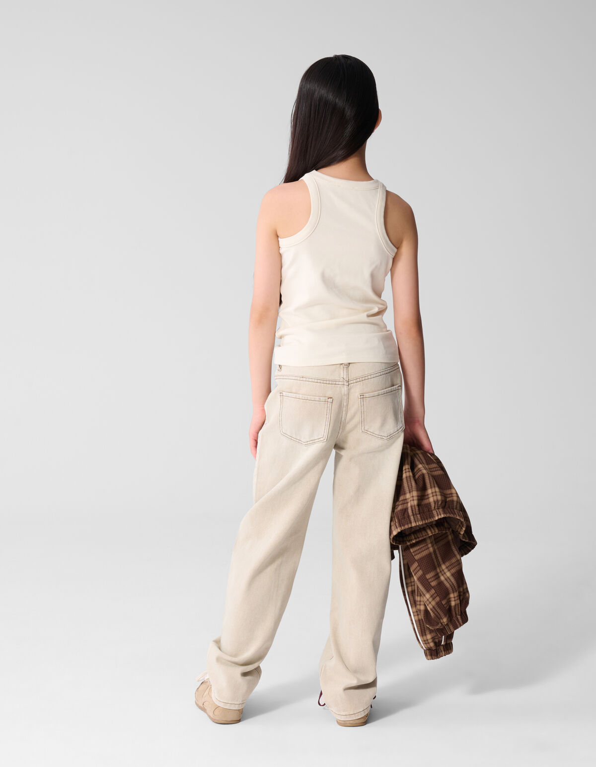 Basis Singlet Top Gebroken Wit