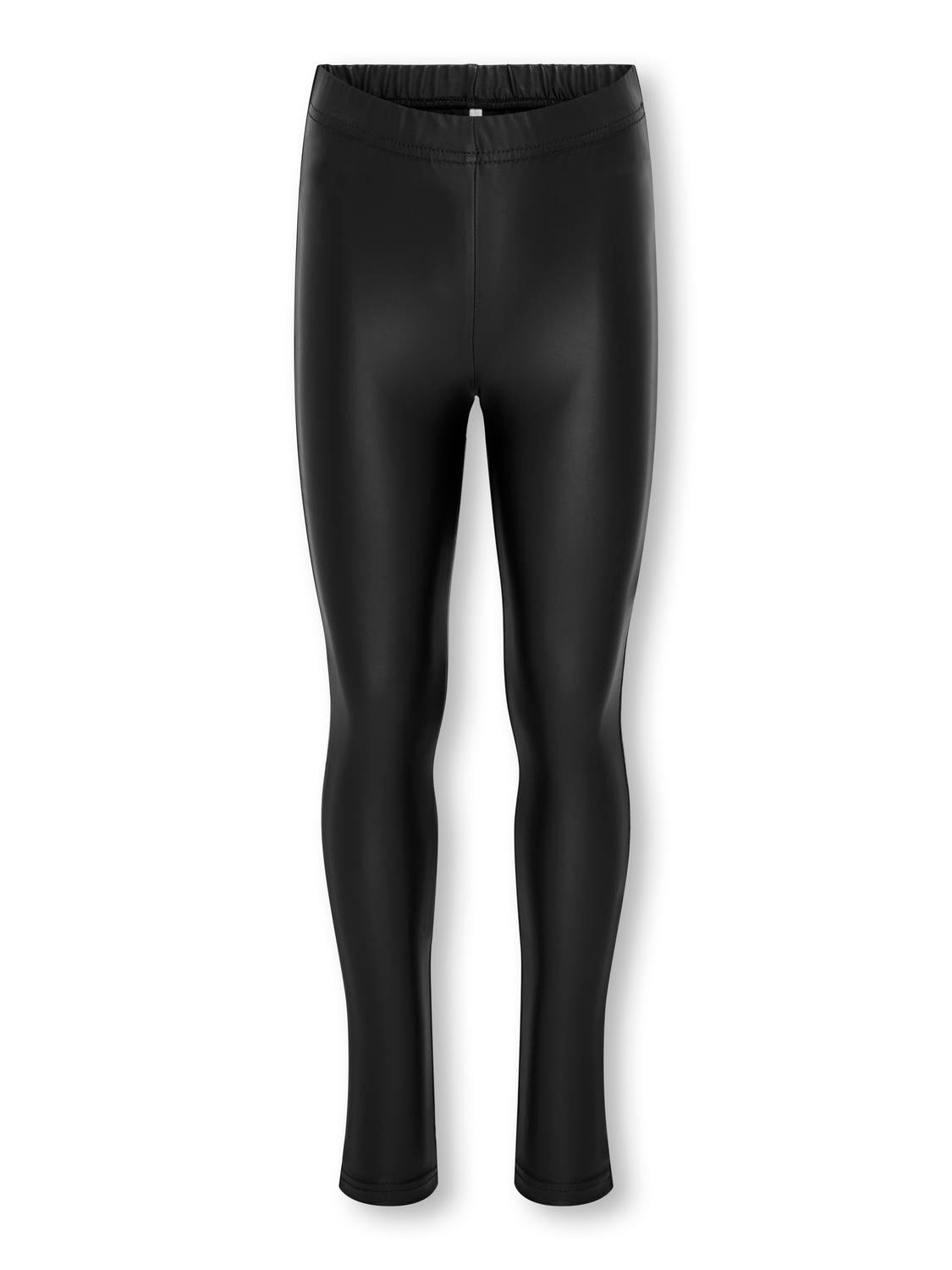 KOGCOOL Mittlere Taille Enger Schnitt Leggings Black