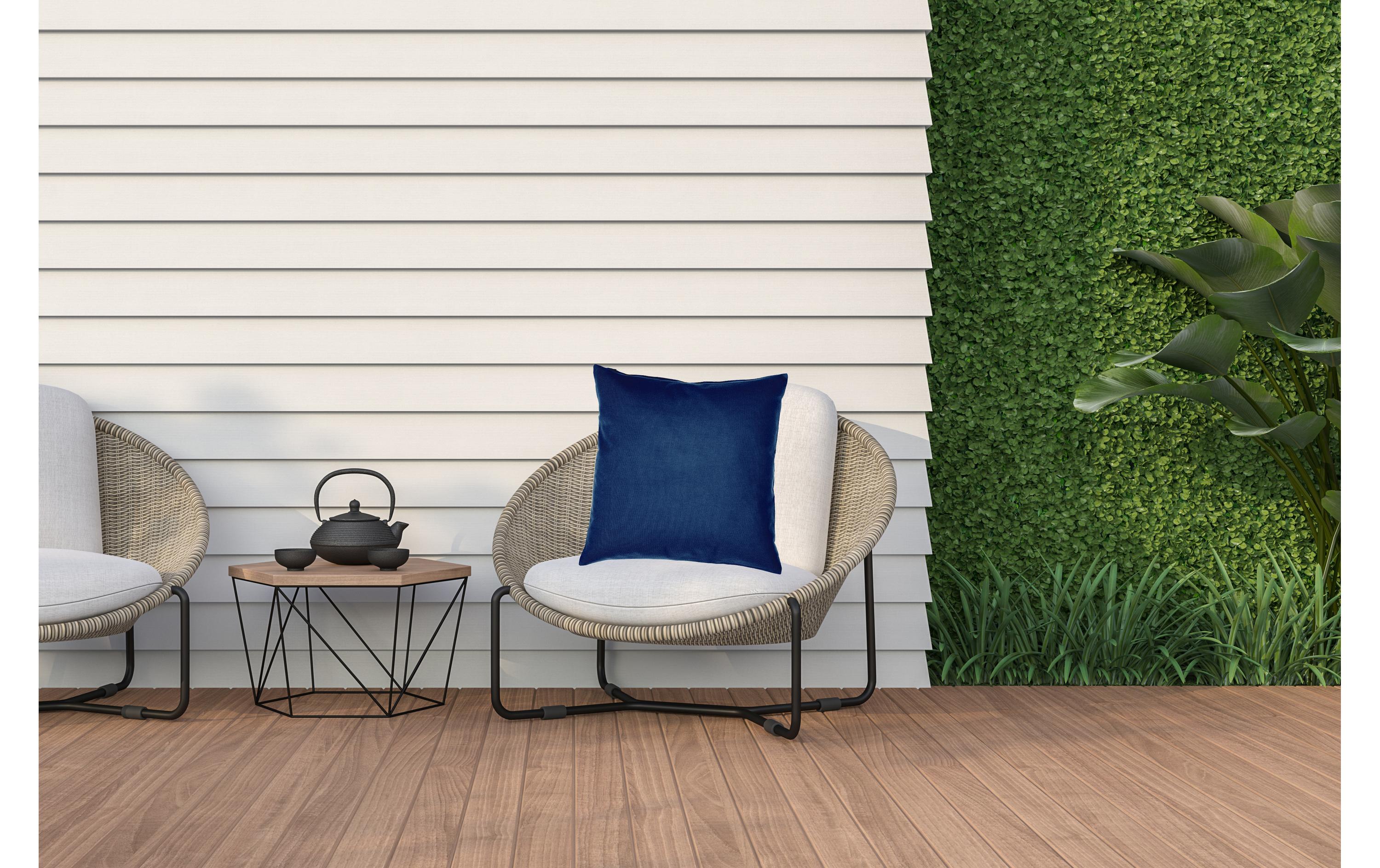 Kissenbezug Acrisol Liso Outdoor, Dunkelblau 40 x 40 cmUV Beständiges Gartenkissen