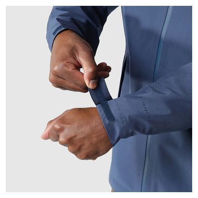 Veste Imperméable The North Face Dryzzle Bleu