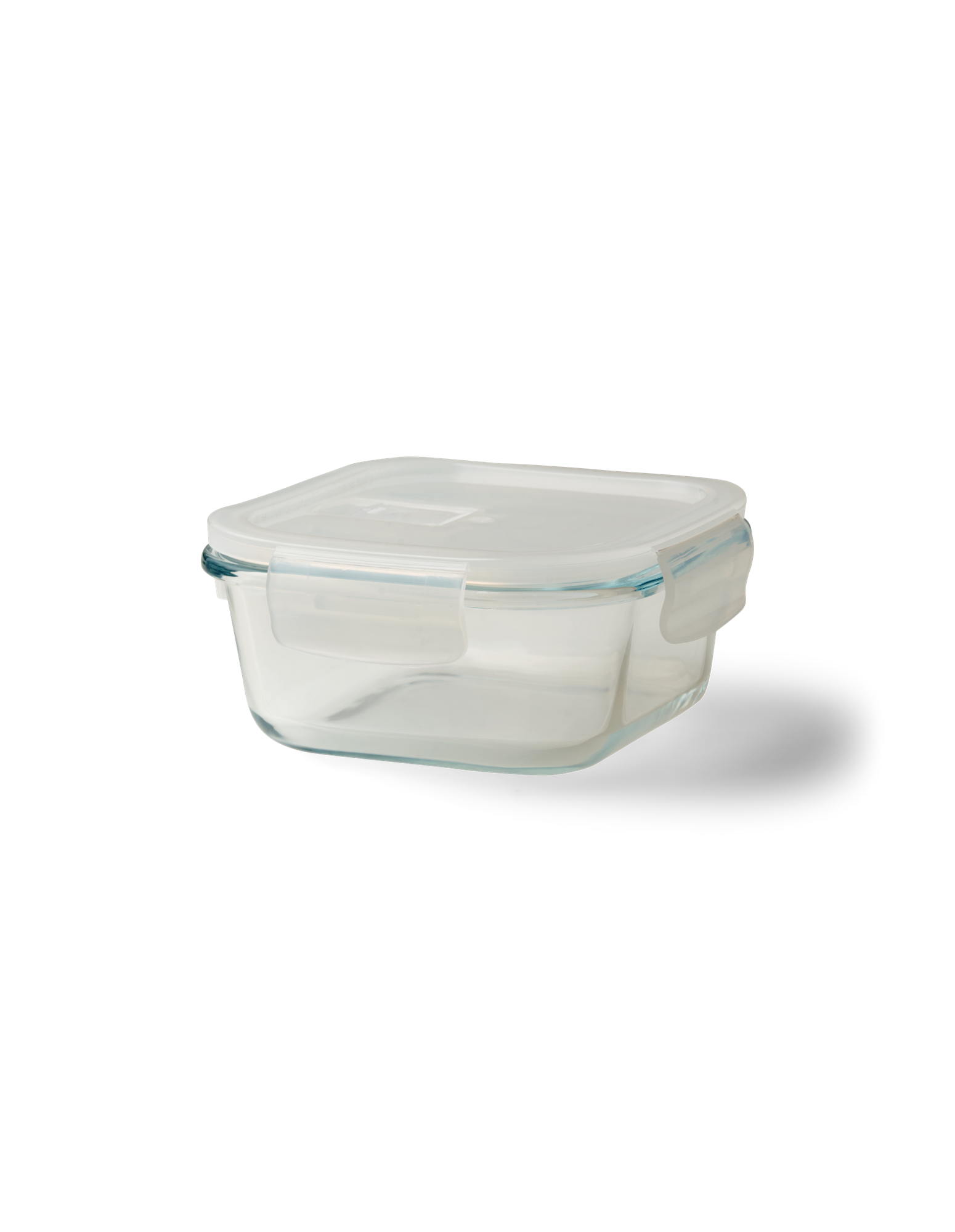 Opbevaringsboks 510 ml | Glas/plastik/silikone. 510 ml. | Clear
