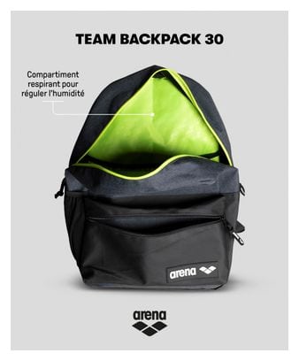 Sac à Dos Arena Team Backpack 30L Noir