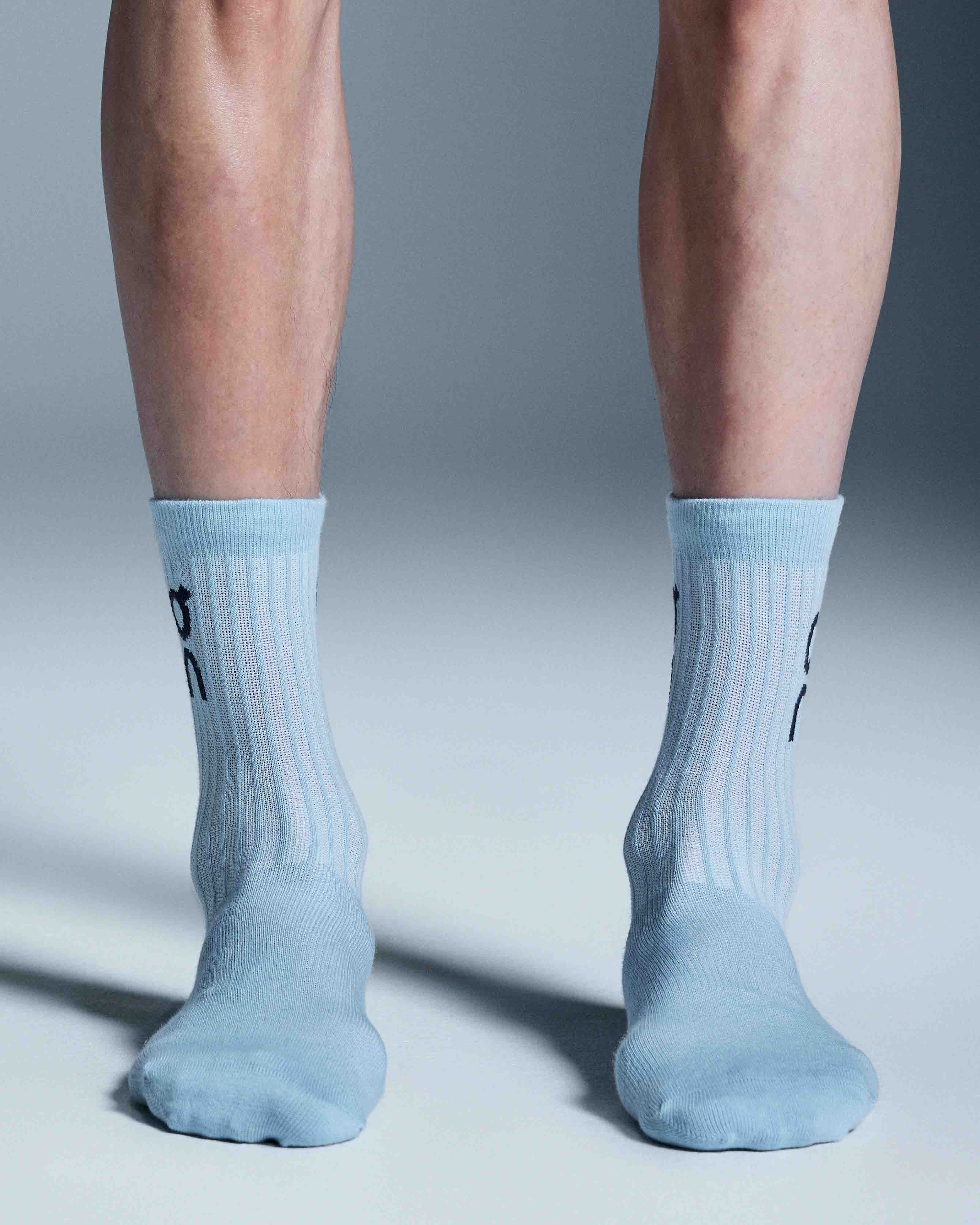 Logo Sock High 3P Unisex Wash/Navy