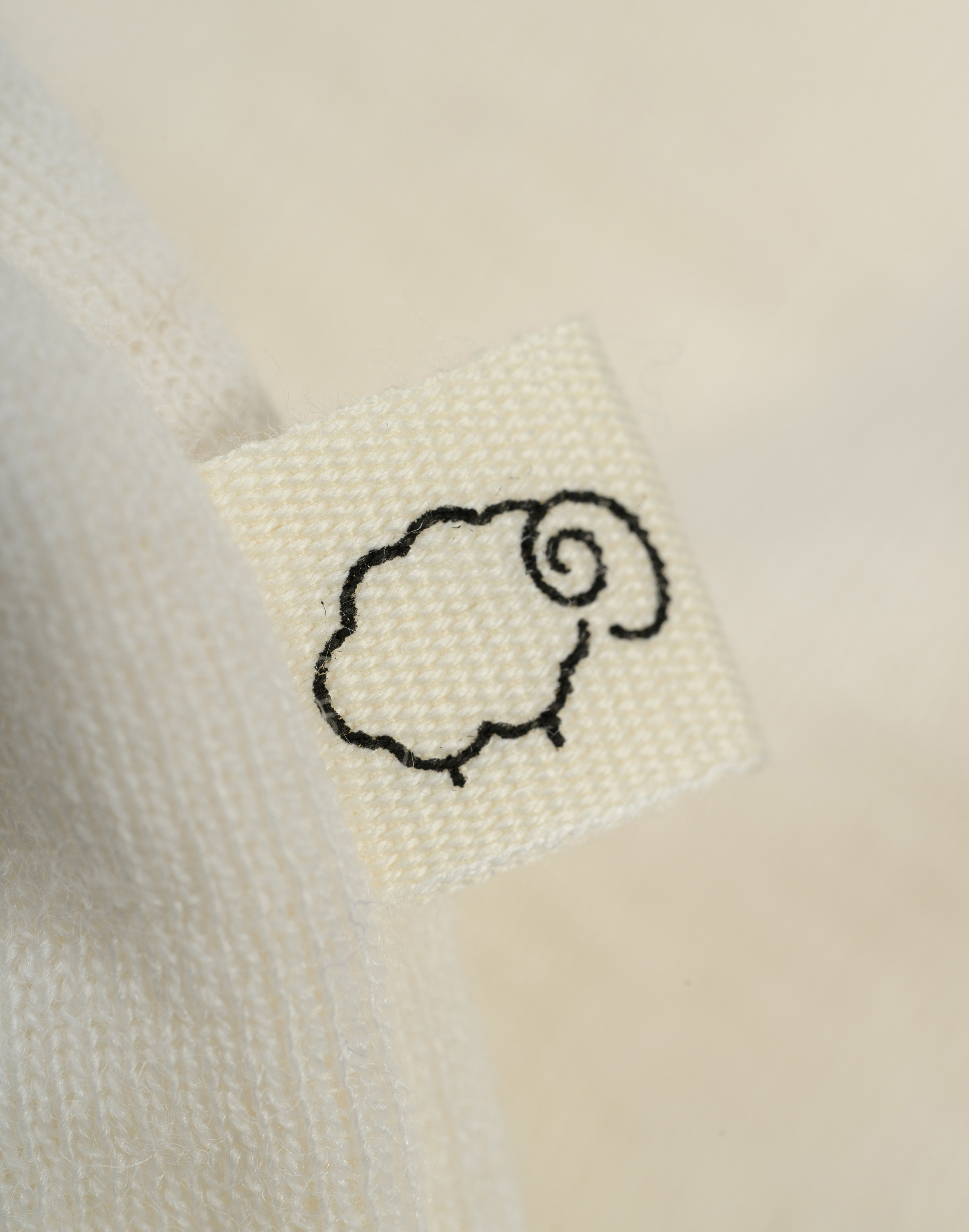 Hemd van merinowol voor baby's in Blushmelange