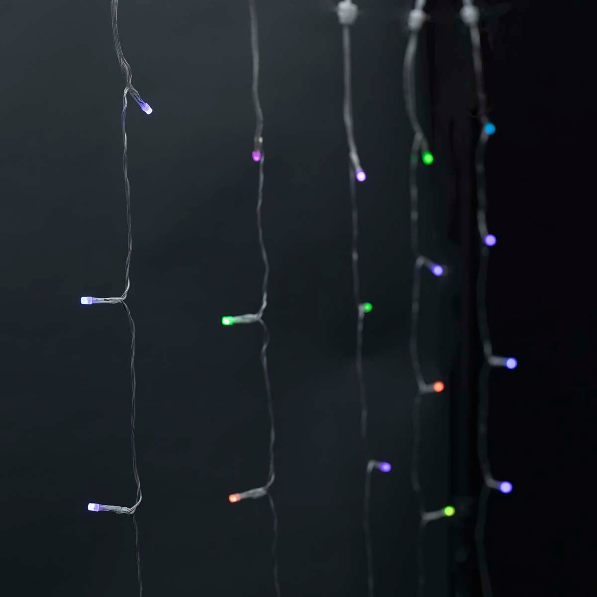 Nedis SmartLife Decoratieve LED-gordijn Android/iOS 3 meter | 180 RGB LED's