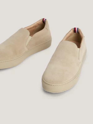 Tênis Slip-on Premium Heritage em Camurça com Sola Cupsole