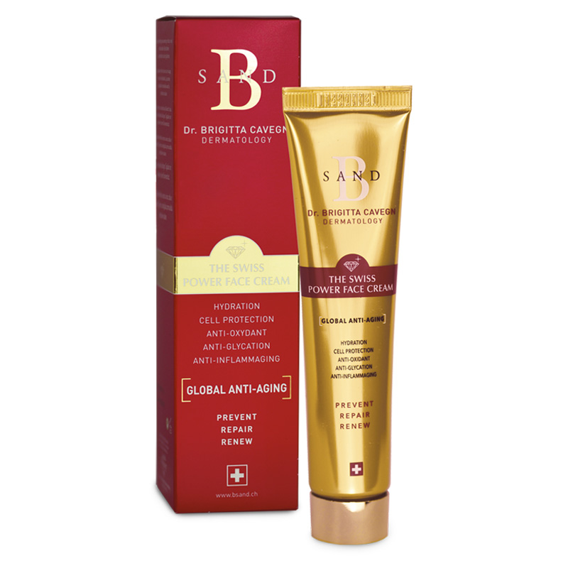 B SAND The Swiss Power Facecream Creme Anti-Aging Tb 40 ml