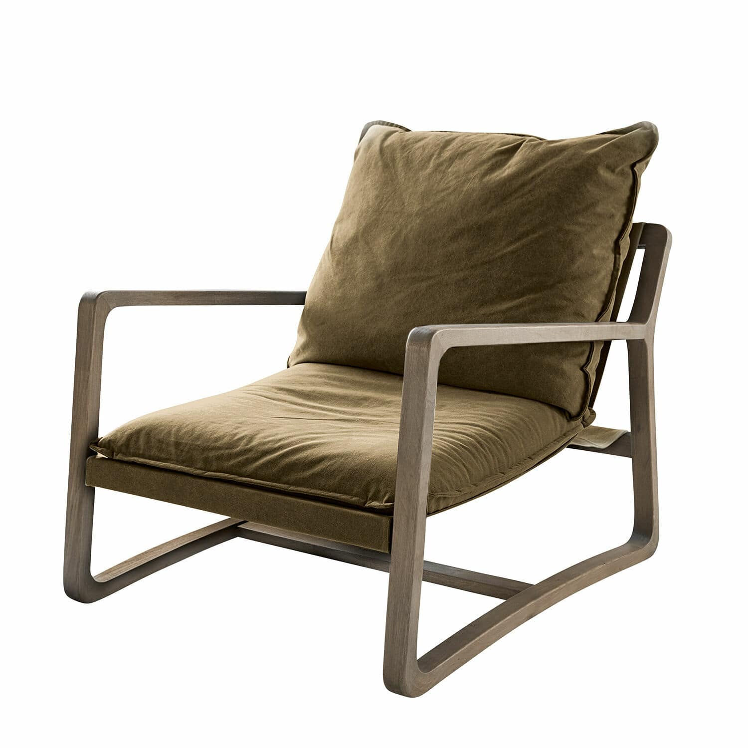 Sessel Jowna grün/braun