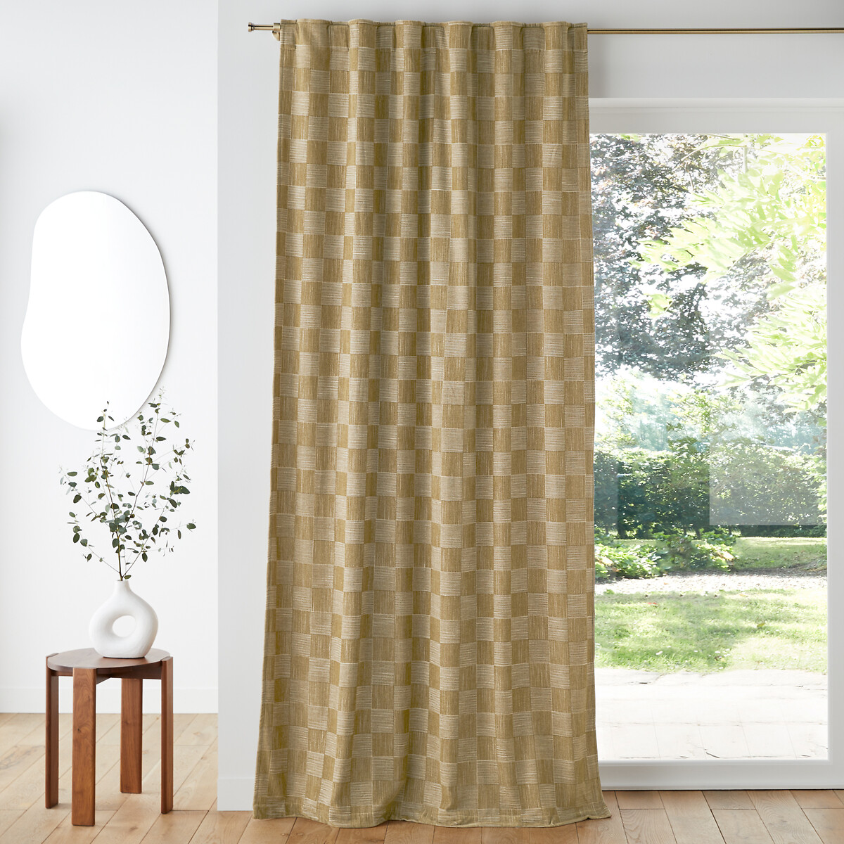 LA REDOUTE INTERIEURS<br>Cortina jacquard efeito chenille, Domeo