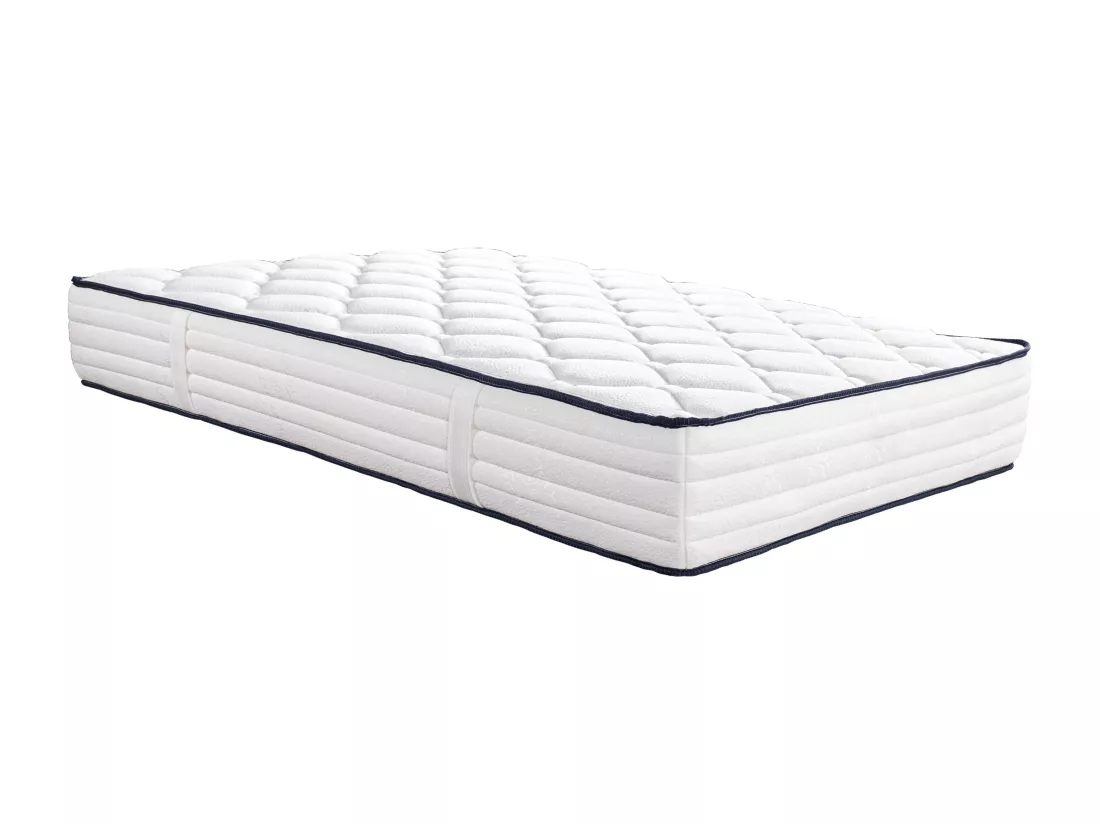 Matelas CUBA 140x190 cm à ressorts ensachés, en mousse haute densité, indépendance du couchage, face été/hiver, épaisseur 27cm