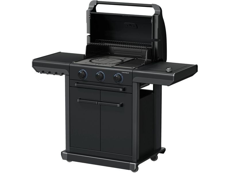 Campingaz Gasgrill 3 Series Onyx S Gasgrill mit Blue Flame Power Brennertechnologie