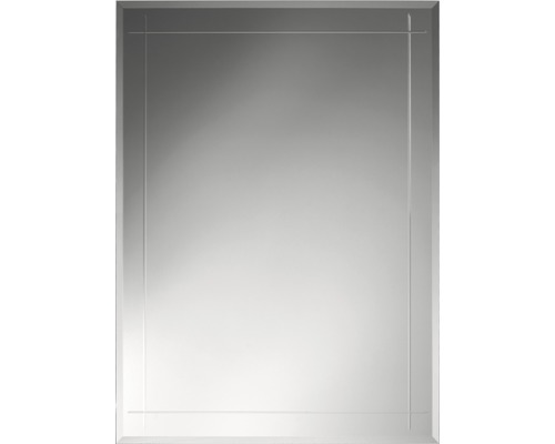 Grado rechthoekige kristallen spiegel, 90 x 70 cm