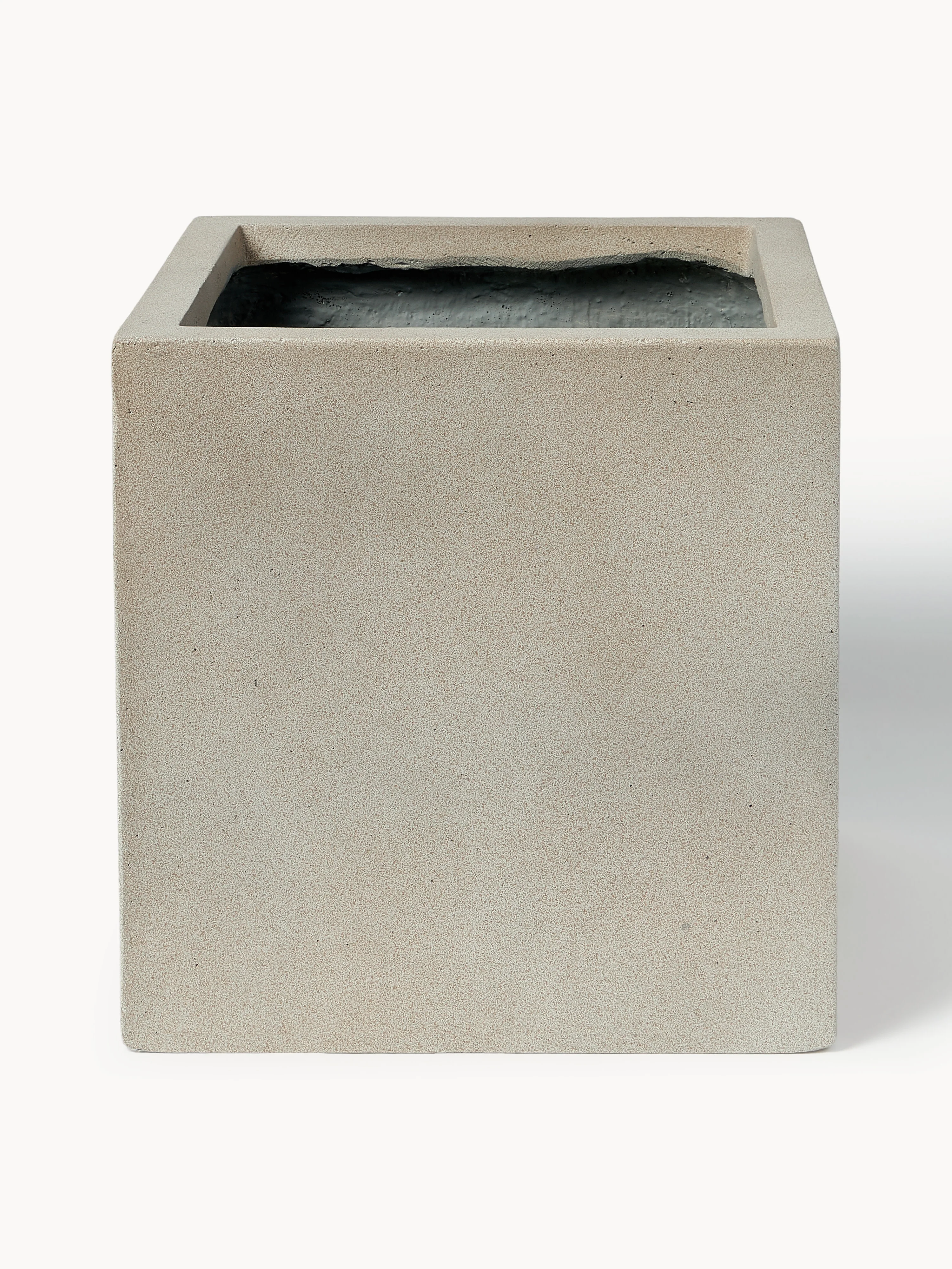 Outdoor plantenpot Tuscany van beton, H 30 cm
