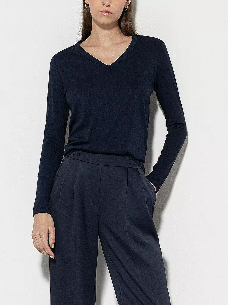 LUISA CERANO Langarmshirt  dunkelblau
