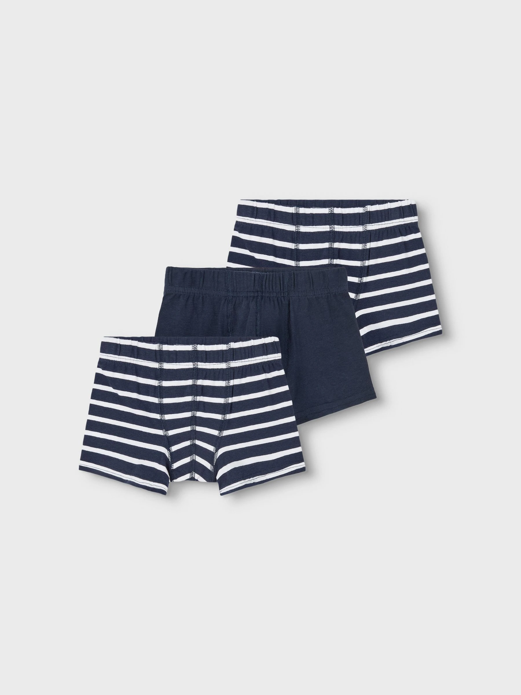 Blauw - Name It verpakking met 3 boxershorts