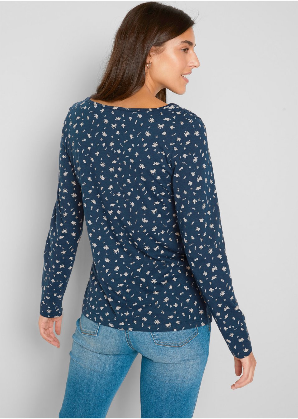T-shirt manches longues imprimé