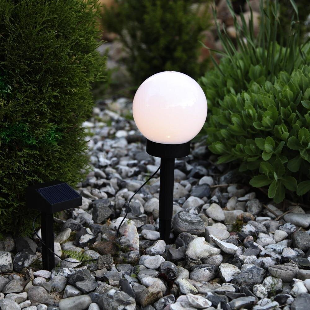 Solar tuinbol met sensor en LED, Ø 150 mm