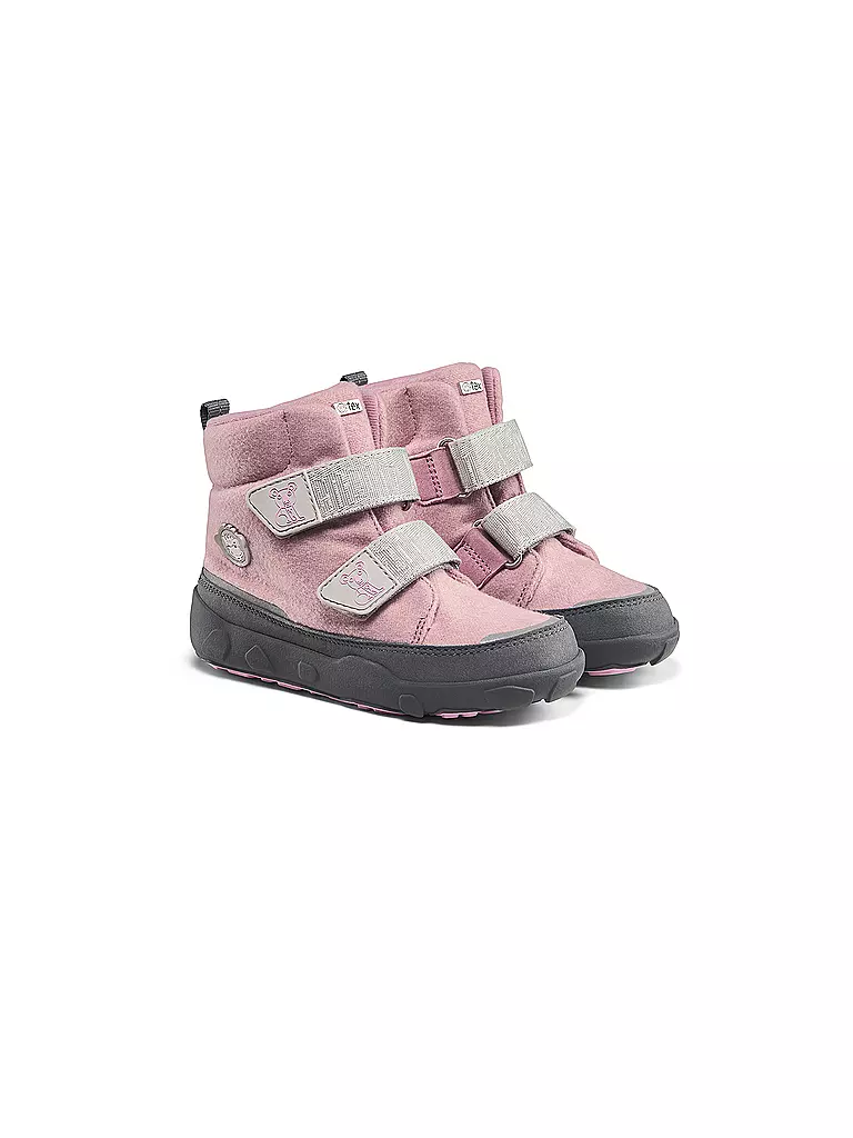 AFFENZAHN Kinder Winterstiefel WOLLE COMFY Koala rosa