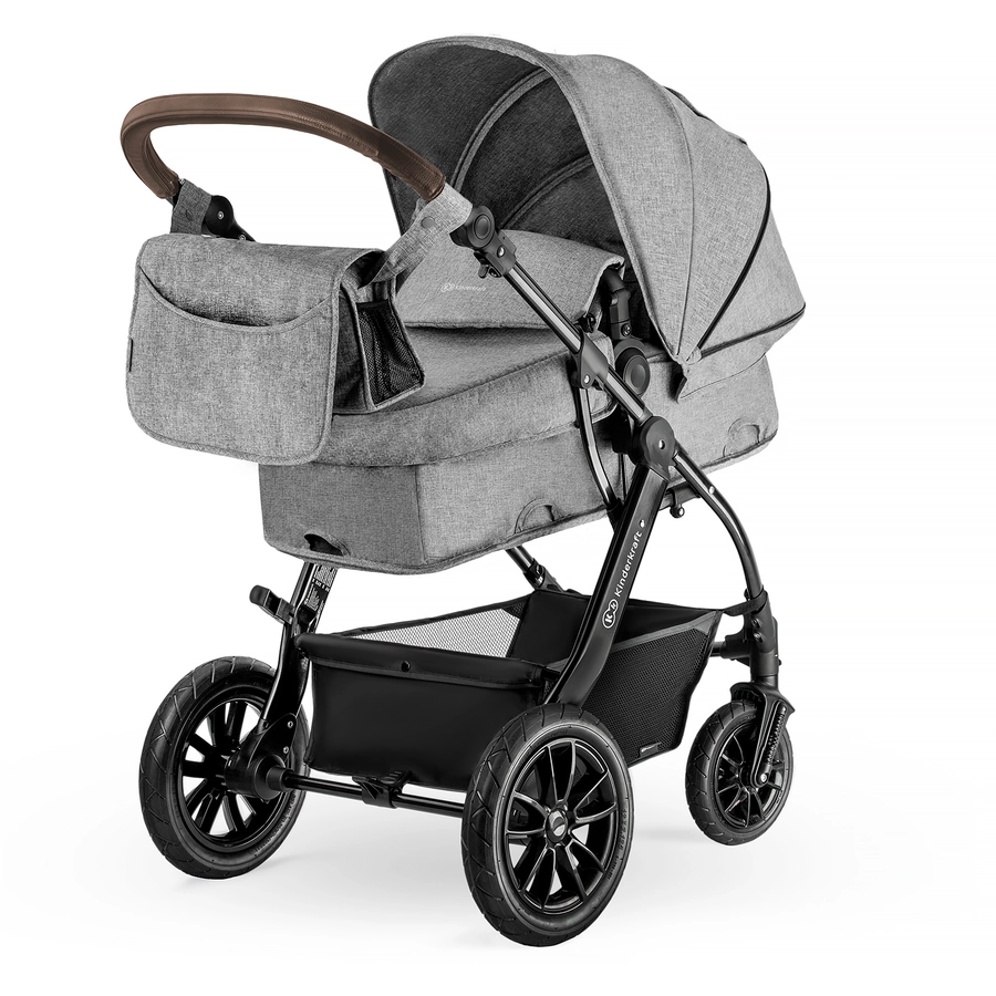 Kinderkraft Kombikinderwagen 3 in 1 Moov Grey Melange