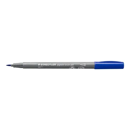 STAEDTLER® pigment brush pen 371 - blau