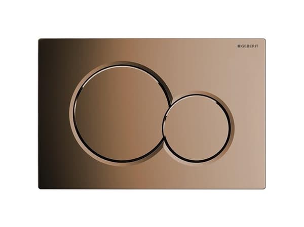 Geberit Sigma 01 betjeningsplade i messing
