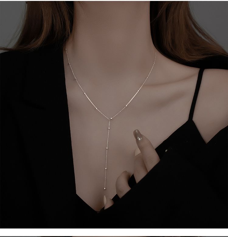Gaya - 925 Sterling Zilveren Lariat Ketting