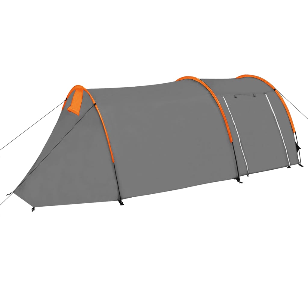 Tenda Vidaxl cinza e laranja