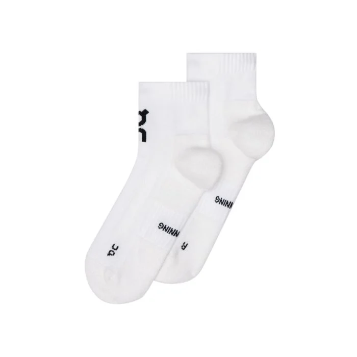 On Unisex Strømper Core Run Socks Mid 2 Pair Hvid